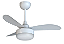 Cano branco ( 25cm ) - Ventilador de Teto Ventisol - Imagem 2