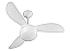 Cano branco ( 25cm ) - Ventilador de Teto Ventisol - Imagem 4
