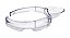 Bocal alimentador - Batedeira Planetaria Philco PHP500 Turbo - 053401021 / 053401029 / 053401030 / 053401031 / 053401032 / 053401034 - Imagem 1