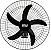 Tampa frontal do motor Ventilador WAP RAJADA FW006661 / FW006662 - Imagem 3