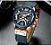 Relógio Masculino Curren CUR8329-BE Original Rose Gold Blue Luxo - Imagem 1