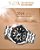 Relógio Masculino Curren 8023 Original Silver Black Luxo Aço Inoxidável - Imagem 1
