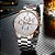 Relógio Nibosi Super Luxo  Ref: 2309 Prata - Rose - Imagem 2