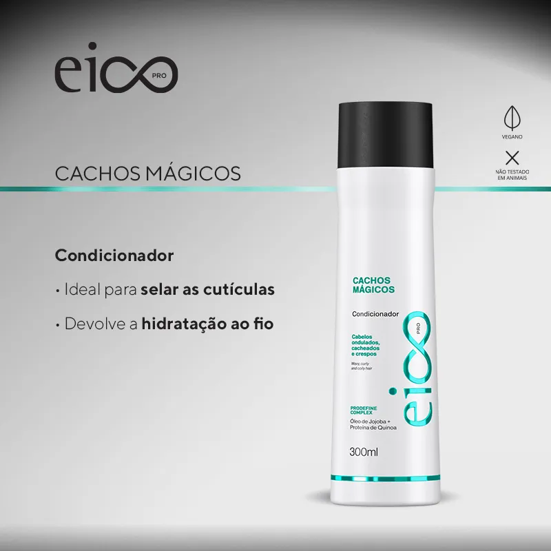 Condicionador Cachos Mágicos 300ml - Eico Pro - Imagem 2