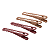 Kit De 4 Presilhas Wave Pequeno Bege e Rosa - Proart - Imagem 3