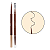 Lapis de Sobrancelhas Duo Glass 04 Universal - Ruby Rose - Imagem 3