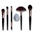 Kit Pincel Velvet Preto 6 peças - Macrilan - Imagem 2