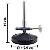 BICO DE BUNSEN COM REGISTRO E BASE PESADA 15CM - Imagem 2