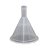 FUNIL DE PLASTICO (PP) DIAMETRO 85MM CAPACIDADE 130ML - Imagem 1