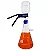 SISTEMA DE FILTRACAO 1L DE VIDRO COMPLETO COM ROLHA DE SILICONE - Imagem 1