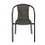 Cadeira Ratan Preto e Marrom Just Home Collection - Imagem 1