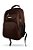 Mochila Reforçada Viagem Escola Trabalho Passeio Marrom - Imagem 4