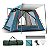 Barraca De Acampamento Grande Para 4/5 Pessoas 215x215x145cm Camping PortáTil Lux ImpermeáVel - Imagem 1