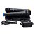 Microfone sem fio duplo VHF 30 metros de alcance MM-150SF - Imagem 2