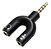 Adaptador Áudio e Fone Splitter P2 X P3 Soundvoice Lite Ap3y - Imagem 1