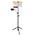 Pedestal estante para prato de bateria reta PPBR-BK - Imagem 3