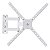 Suporte p/ TV até 55 polegadas Tri Articulado SBRP1040Branco - Imagem 1