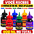 Kit 6 Tintas para Marcador de Quadro Branco 100ml 6 Cores Carinon Mix - Imagem 2