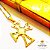 Cruz de Malta - Folheado ouro 18kt - Imagem 1