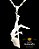 Colar Pole Dance Golfinho - Prata - Imagem 1