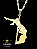Colar Pole Dance Inversão - Folheado a Ouro - Imagem 1