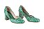 Sapato Nevada Tresse Verde - Imagem 1