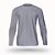 Camiseta Masculina Manga Longa com Proteção Solar UV 50+ Cor Grafite - Imagem 1