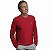 Camiseta Masculina Manga Longa com Proteção Solar UV 50+ Cor Vermelho Escuro - Imagem 2