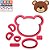 Cortador Urso Teddy Modular Forma Pasta Americana Top - Imagem 3