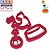 Cortador Modular Circo Foca Gravata Bola Show Step - Imagem 3