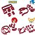 Kit 4 Cortadores Sonic Raposa Tails Knuckles Logo Top - Imagem 2