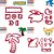 Kit 4 Cortadores Sonic Coqueiro Raposa Tails Logo Top - Imagem 3