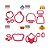 Kit 4 Cortadores Circo Carro Elefante Urso Plim Plim - Imagem 3