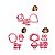 Kit 3 Cortadores Encanto Mirabel Bruno Isabela - Imagem 1