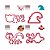 Kit 4 Cortadores Moana Porco Hey Hey Onda - Imagem 3