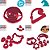 Kit 4 Cortadores Moana Logo Hey Hey Coqueiro - Imagem 4