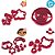 Kit 4 Cortadores Moana Logo Hey Hey Flor - Imagem 2