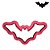 Cortador Morcego Halloween Asa Aberta Pose Batman - Imagem 1