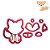 Cortador Modular Raposa Cute Sentada - Imagem 1