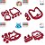 Kit 4 Cortadores Gabby Casa Panda CatHat Dollhouse - Imagem 4