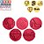 Kit 5 Marcadores Moda Sapato Diamante Silhueta Barbie - Imagem 3