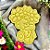 Cortador Biscoito Urso Amoroso com Buquë de Flores - Imagem 1