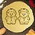 Kit 2 Cortadores Natal Casal de Gingerbread Fofos - Imagem 1