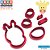Cortador Modular Pasta Infantil Safari Baby Girafa Cute Original - Imagem 2