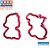Kit Cortadores Silhueta Princesa Ariel e Branca de Neve 2pc DOCE IMPRESSO - Imagem 1