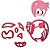 Cortador Modular Game Ouriço Sonic Cabeça Amy Rose - Imagem 1