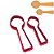 Kit 2 cortadores Pasta Biscoito Doce Impresso Utilidade Doméstica Cozinha Colher fina - Imagem 2