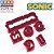 Cortador Pasta Doce Impresso Festa Game Ouriço Sonic Logo Símbolo - Imagem 6