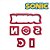 Cortador Pasta Doce Impresso Festa Game Ouriço Sonic Logo Símbolo - Imagem 1