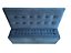 Conjunto de Cabeceira Painel e Puff Baú Para Frente de Cama Casal 1,38 Cm - Azul Marinho - Imagem 2